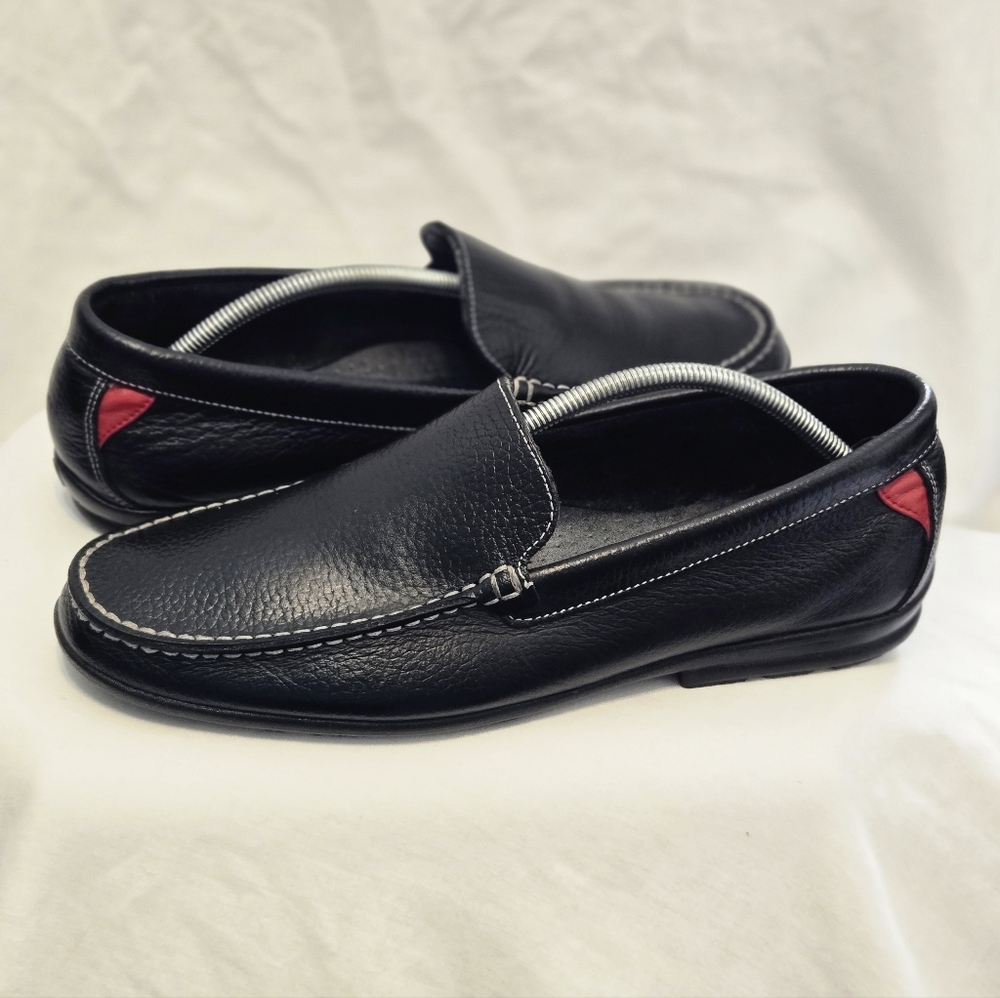 FootJoy Club Mens Leather Loafers 79047 Sz 12 M Black